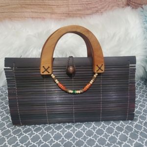 Vintage Bamboo Handbag